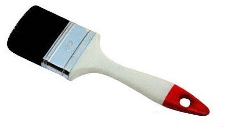 천연 섬유 블랙 강모 페인트 브러시 40mm 70mm