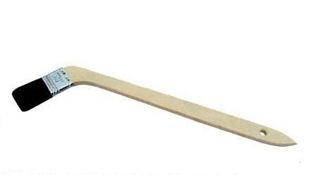 ODM 까만 자연적인 강모 구부려진 손잡이 페인트 붓 1" 2"