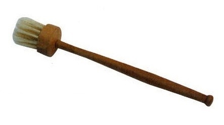 장식자를 위한 자연적인 표백된 강모 목제 분필 페인트 붓