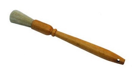 개인화된 둥근 분필 페인트 붓 자연적인 강모 4 인치
