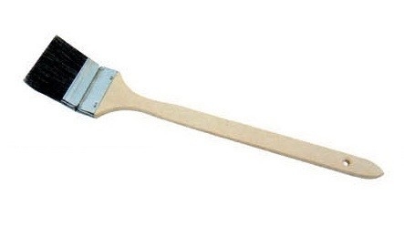 천연 짧은 강모 라디에이터 페인트 브러시 2" 3"