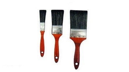 주문을 받아서 만들어지는 백색 까만 강모 페인트 붓 10 Mm